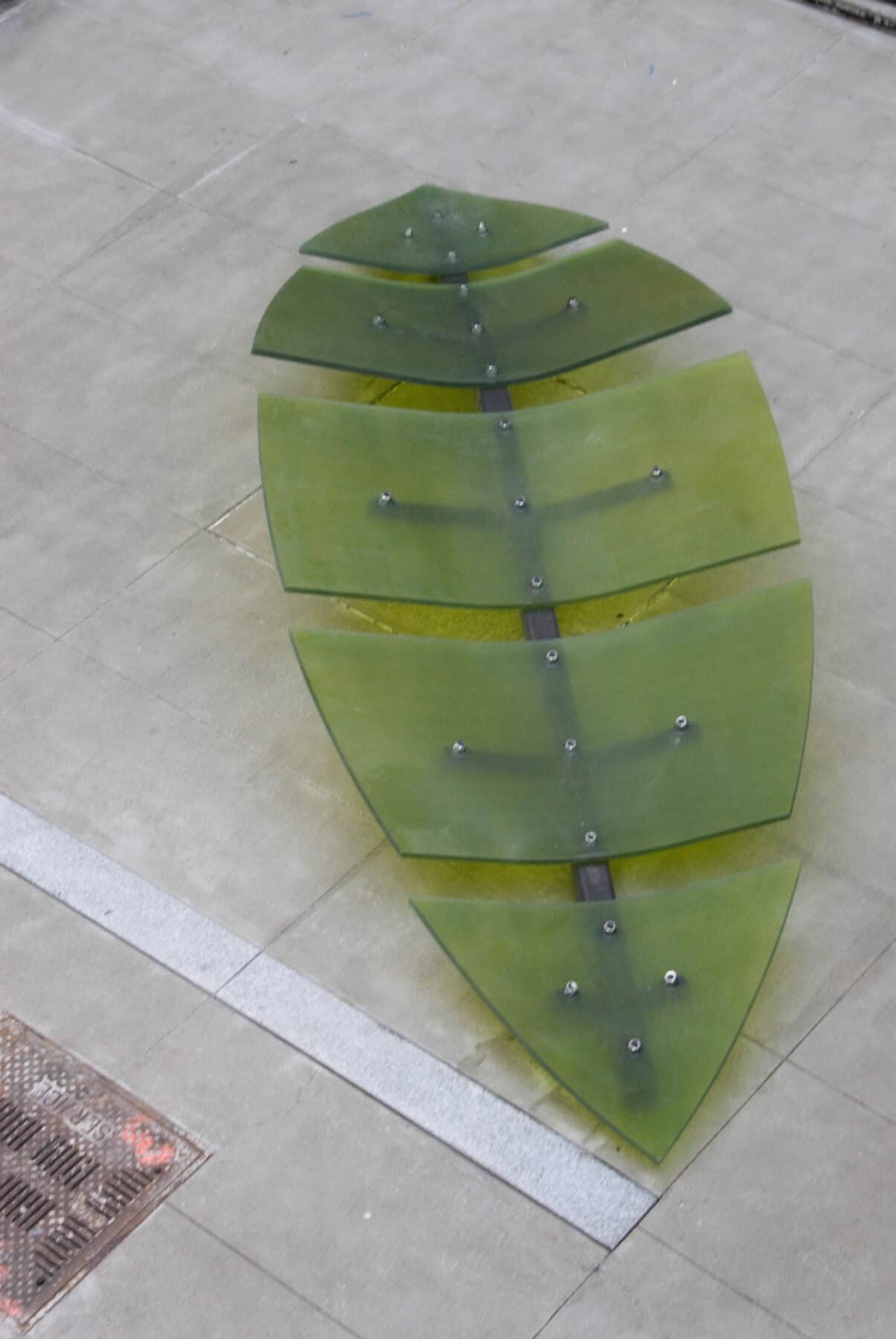 Custom Fabrication of Architectural Acrylic Leaf from Construction Specialty Projects by Commercial Builder & General Contractor Structural Enterprises