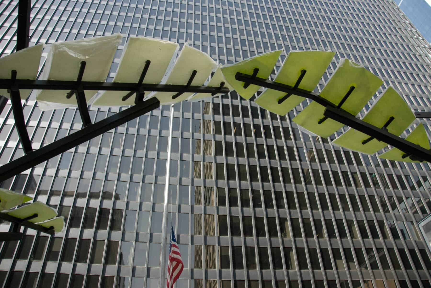 Custom Fabrication of Architectural Acrylic Tree Leaves with Metal Branches from Construction Specialty Projects by Commercial Builder & General Contractor Structural Enterprises
