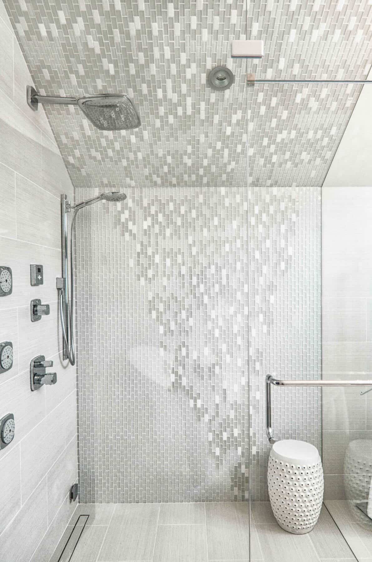 Custom Waterproof Bathroom in Aspen, Colorado Custom Home. Luxury Home Building Interiors