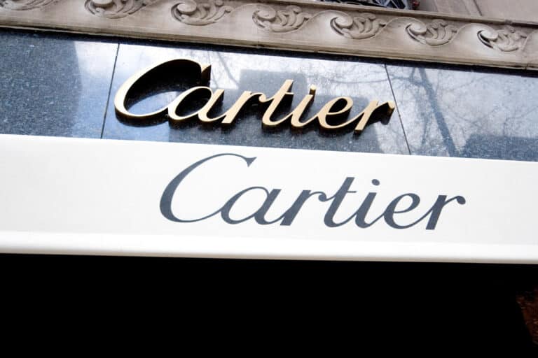 Custom Fabrication of Legendary Brass Metal Cartier Sign for the Store Exterior from Construction Specialty Projects by Commercial Builder & General Contractor Structural Enterprises