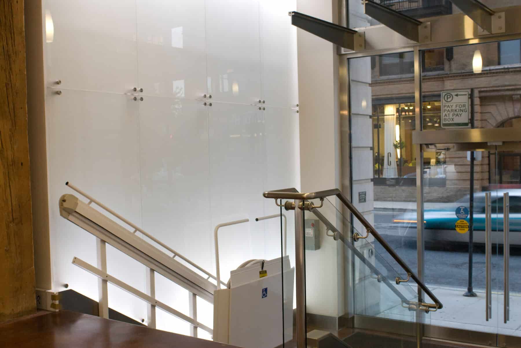 Custom Fabrication of Stainless Steel Metal and Glass Railing from Construction Specialty Projects by Commercial Builder & General Contractor Structural Enterprises