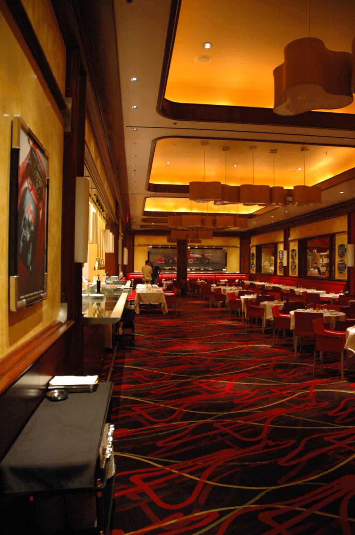 Custom Flooring and Lighting for Restaurant at Wynn Hotel Remodel by Commercial Builder & General Contractor Structural Enterprises